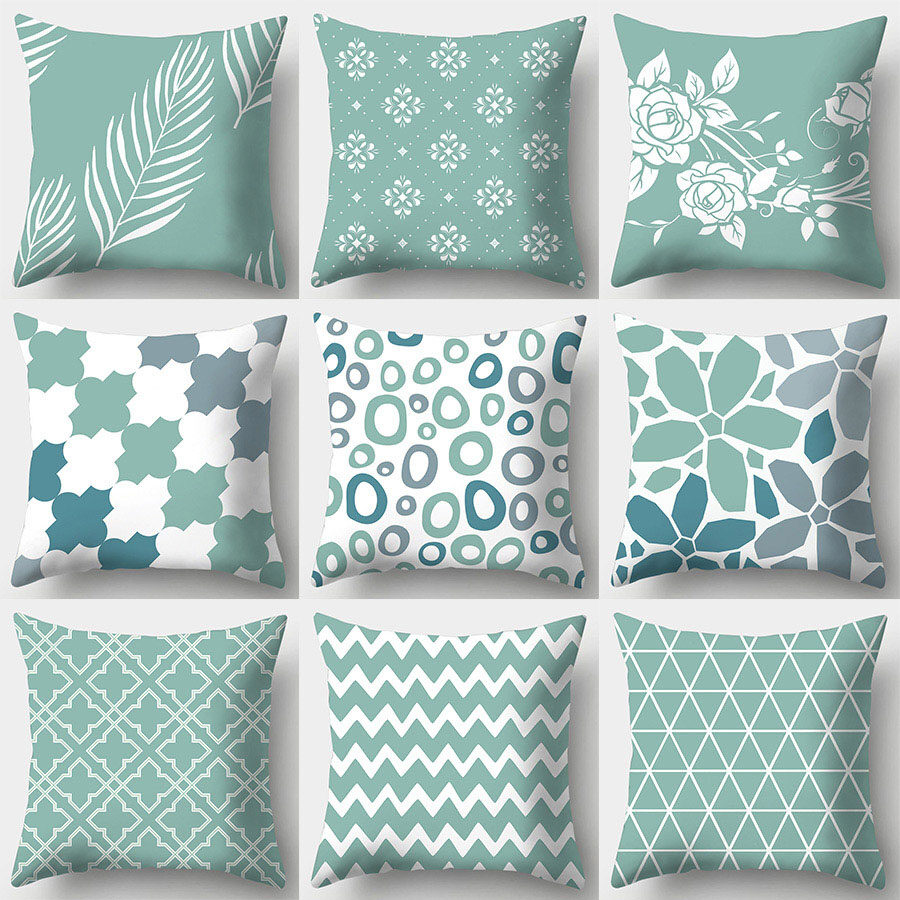 green cushions