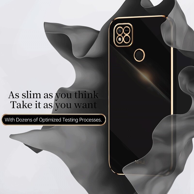 Xiaomi Redmi 9C 10C Case Shockproof Soft Silicone Electroplating Back Cover Case Redmi 10C 9C Phone Casing