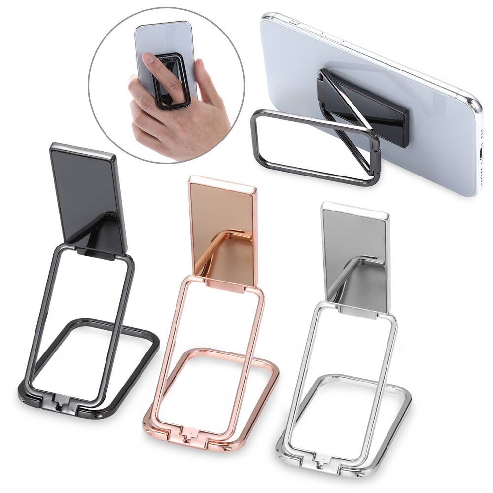 VHOIC Ultra Thin Meta Foldable Mount Stand 360 Rotation Finger Ring Phone Holder Kickstand