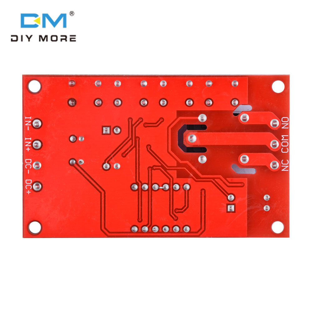 Diymore độ trễ thời gian Relay DC 5V 12V 24V Mô-đun hẹn giờ kích hoạt chu kỳ chậm trễ thời gian mạch Mô-đun chuyển đổi với màn hình LED