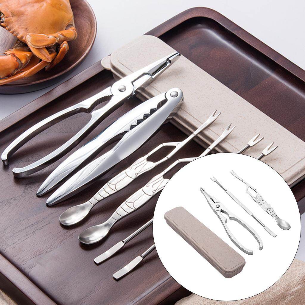 Moon Professional Seafood Tools Set Crab Leg Crackers and Tools for Kitchen