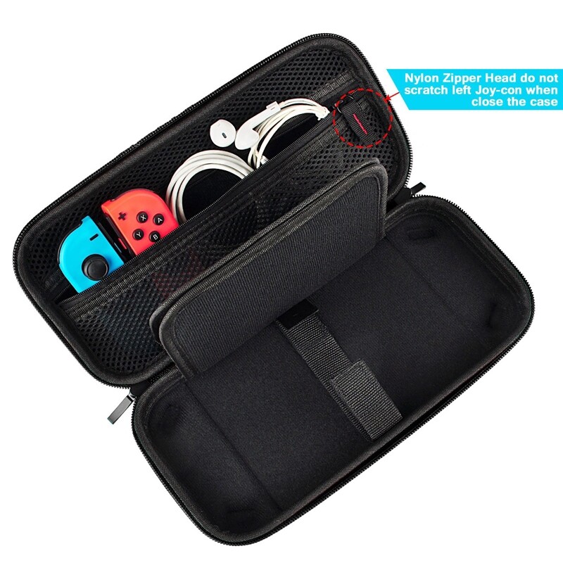 Hộp Đựng Nintendo Switch & Switch Oled, Hộp Đựng 20 Trò Chơi Vỏ Cứng Bảo Vệ Hộp Đựng Du Lịch