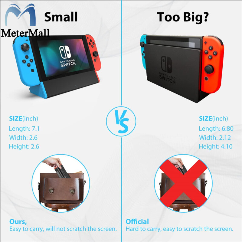 Siwiqu Tv Dock Station Replacement With 4k Hdmi-compatible Adapter/Type C/USB Port Compatible For Nintendo Switch/switch Oled