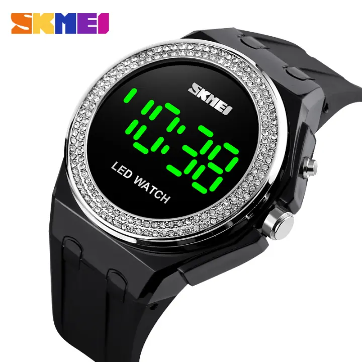 women's analog watch with backlight