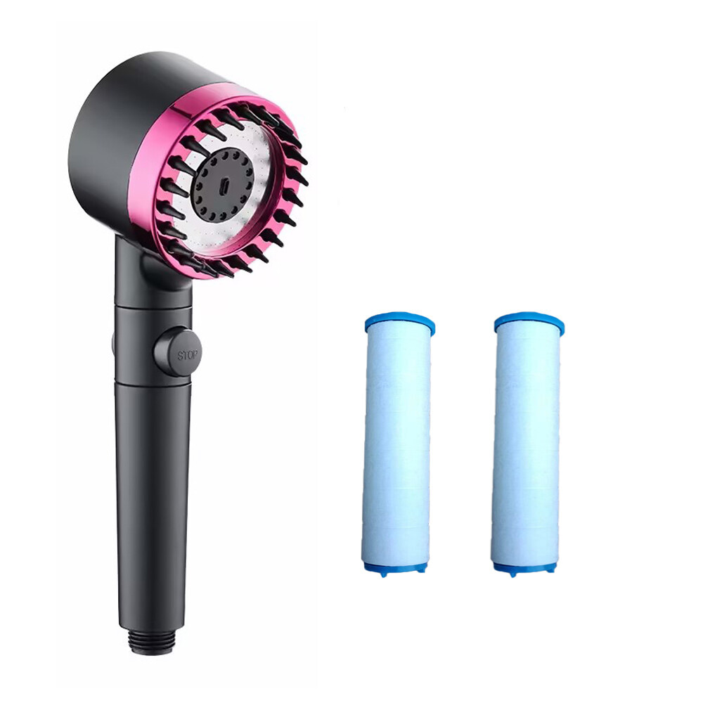 Kebidumei Shower Head Adjustable High Pressure Water Saving Shower One-key Stop Water