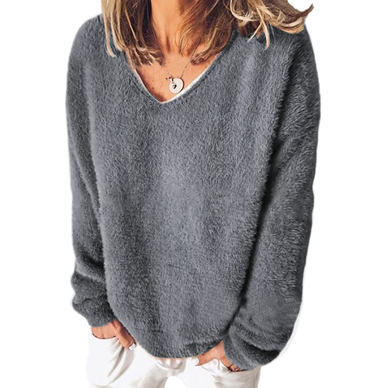Long-sleeved Loose T-shirt Sweater 