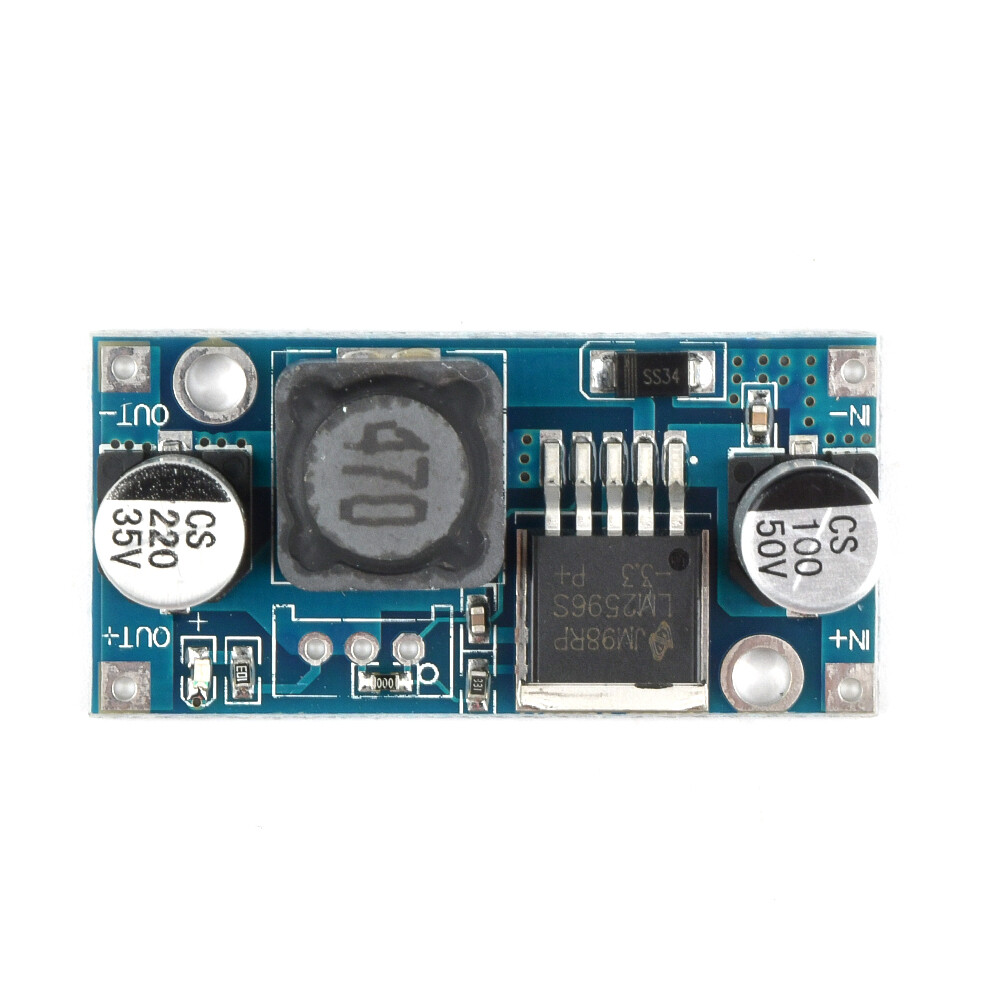 FocusAi  LM2596S DC-DC Step-down Power Module Regulator Board Buck Converter High Efficiency Voltage Regulator DIY Power Supply Step-down Module