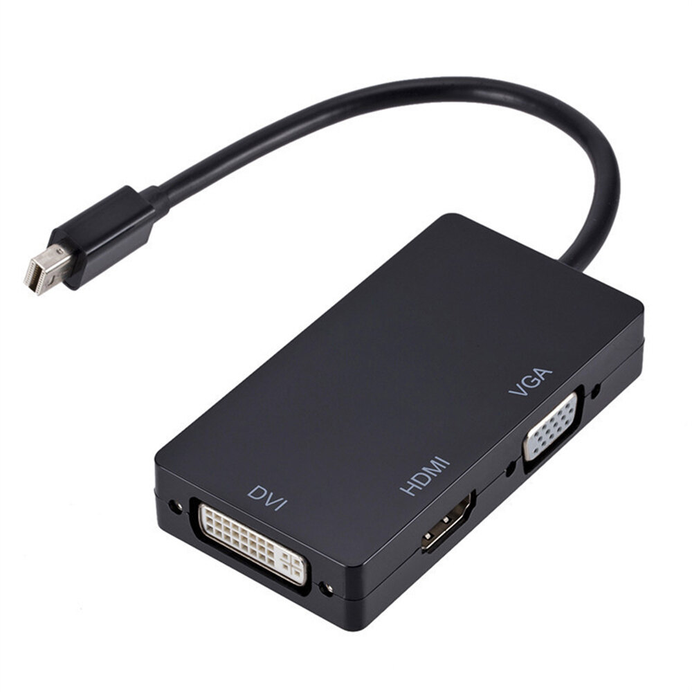 Cáp Chuyển Đổi Cổng Hiển Thị Mini 3 Trong 1 DP Thunderbolt Sang DVI VGA HDMI Cho MacBook
