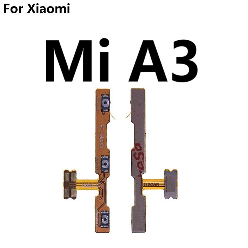 Dành Cho Xiaomi Mi A1 A2 Lite A3 Nút Âm Lượng Công Tắc Điện Nút Nguồn Phụ Tùng Thay Thế Cáp Mềm