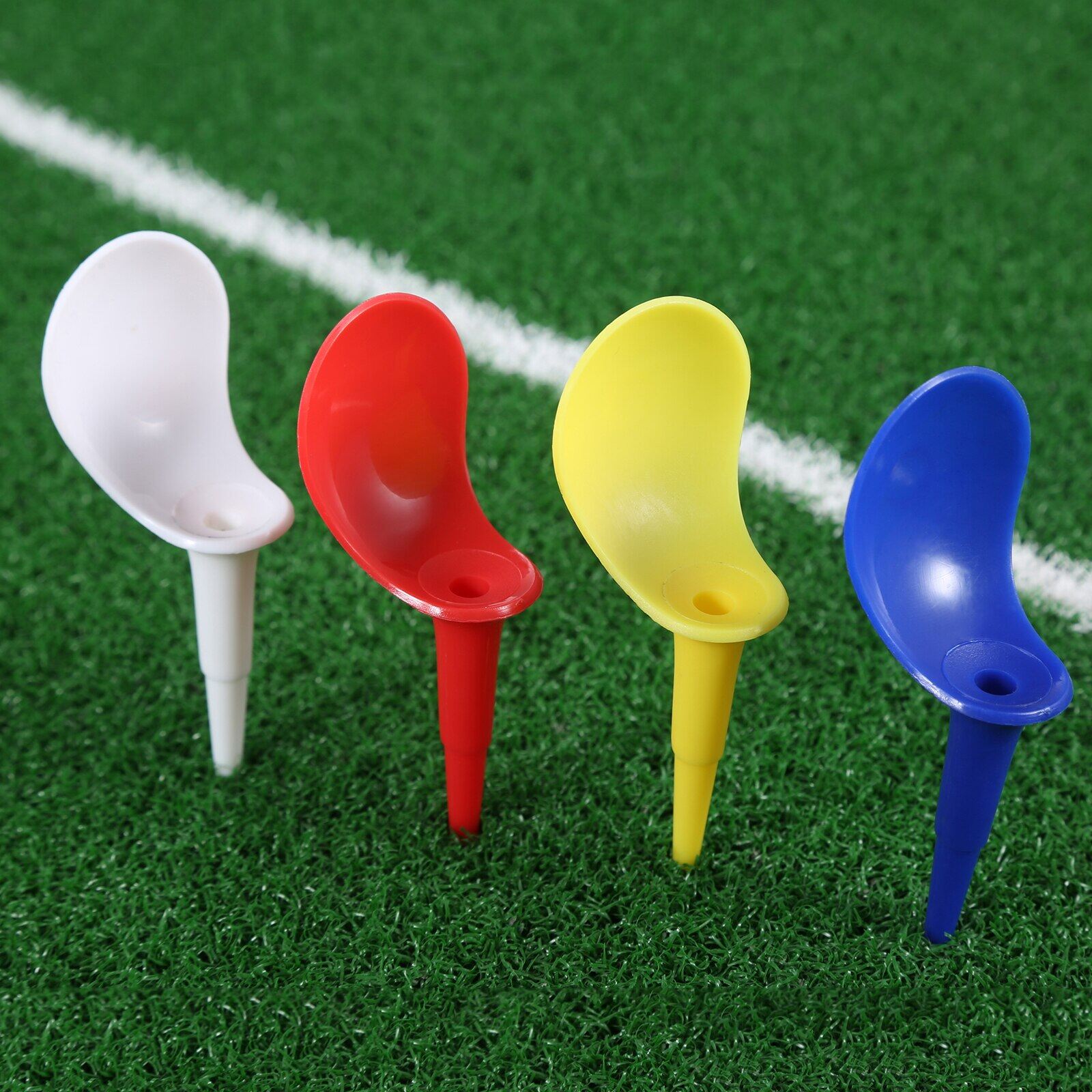 30 Pcs 83Mm Plastic Golf Tee Tees Holder Replacement Driving Range Hitting Trainer Club Training Tool Accessories Random Color