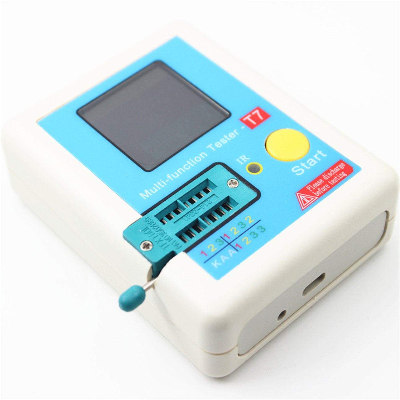 LCR-T7 Transistor Tester, Máy Đo Điện Dung Triode Điốt TFT Máy Đo LCR ESR