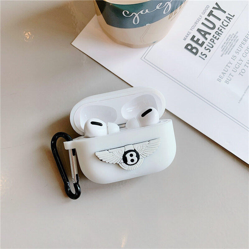Fashion Car Logo Series Wireless Bluetooth Earphone Protect Case for Apple Airpods 3 Soft Silicone Shockproof Cover for Airpods Pro Charging Box Accessories