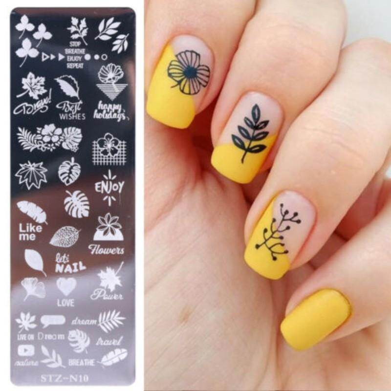 3D DIY Nail Art Stamping Plates Fashion Lace Flower Cats Templates Polish Stamper