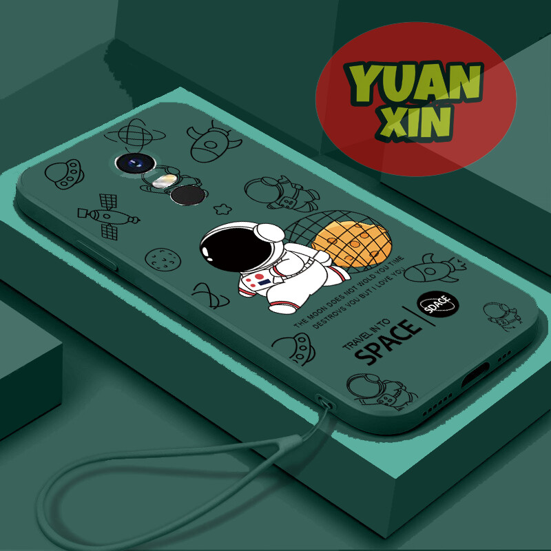 For Redmi 5 Plus Phone case Straight Edge Soft Shell Astronaut TPU Casing