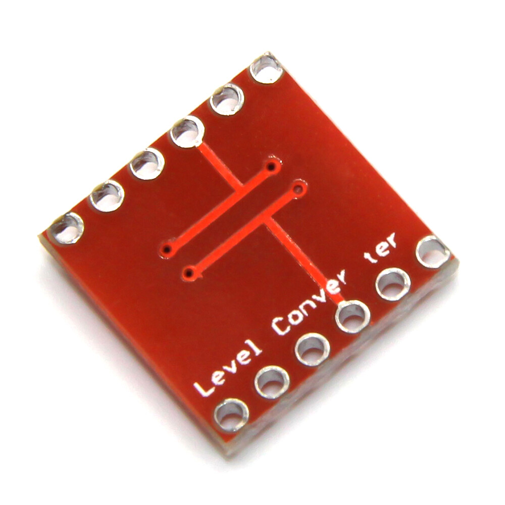 3.3V 5V 2 Channels Logic Level Converter Module TTL Bi-Directional Shifter Module with Pin Header for Arduino Raspberry Pi