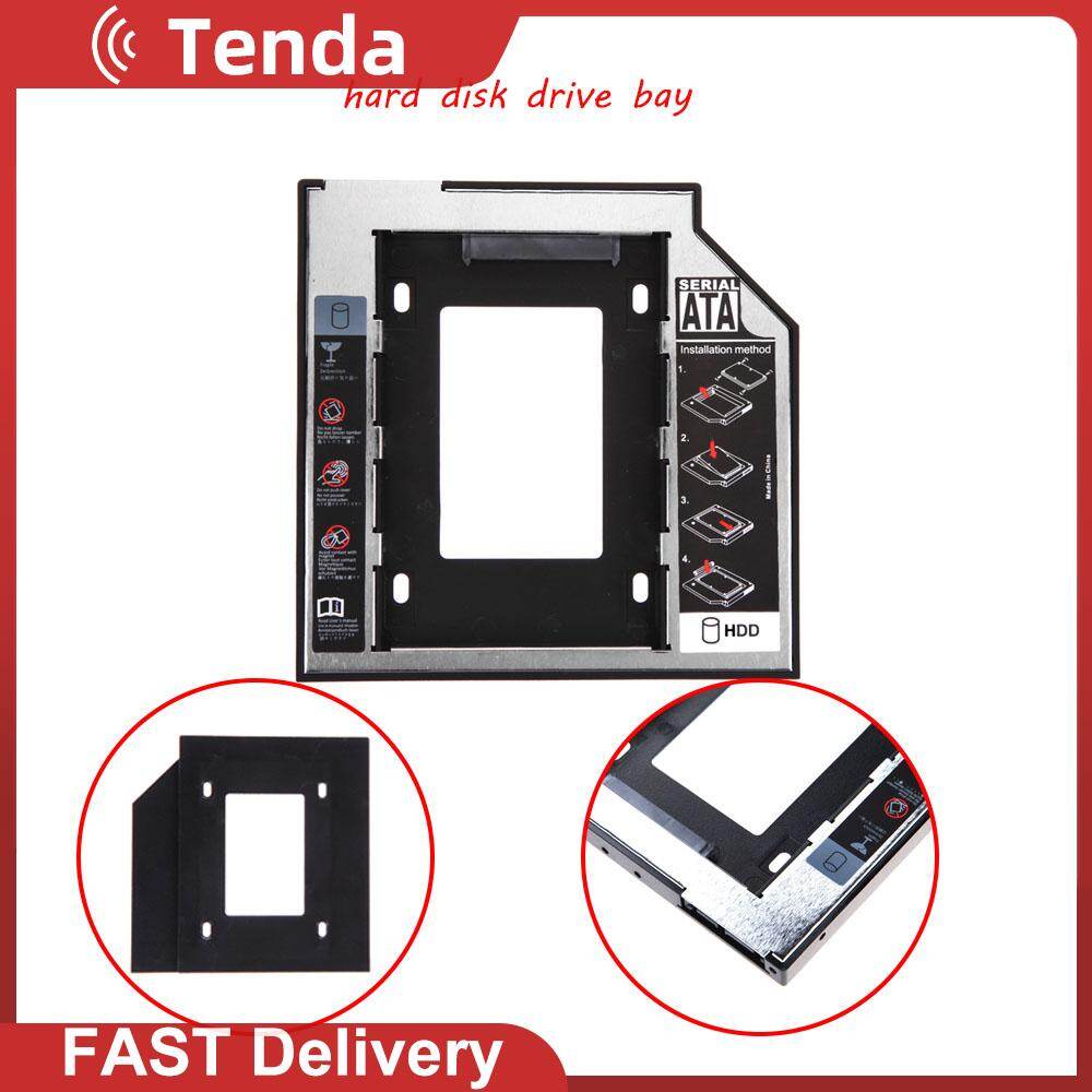Universal 2.5 2nd 9.5mm Ssd Hd SATA Hard Disk Drive Bay HDD Caddy Adapter supports the standard 2.5-inch SATA hard drive Hot New