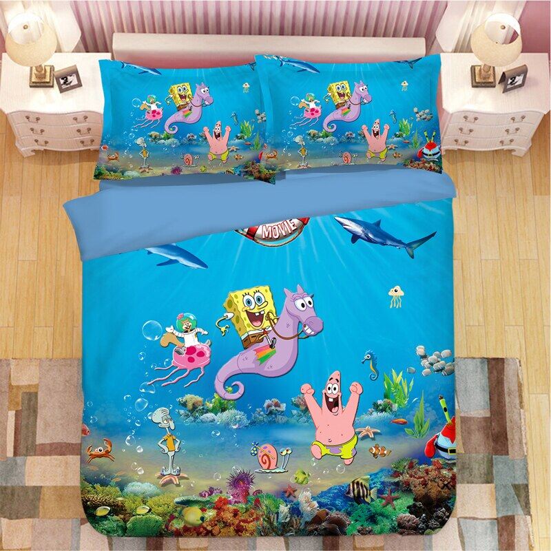 spongebob crib set