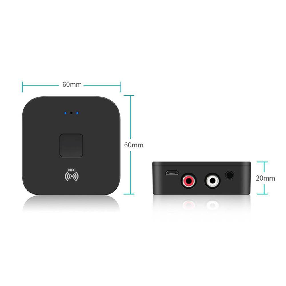 Bộ Thu Nhạc B11 NFC Bluetooth 5.0, Loa Adapter Bộ Chuyển Đổi Cuộc Gọi Không Dây Rảnh Tay Âm Thanh Không Dây 2 Phát Nhạc Bằng Loa Đồng Thời Đối Với iPhone Android
