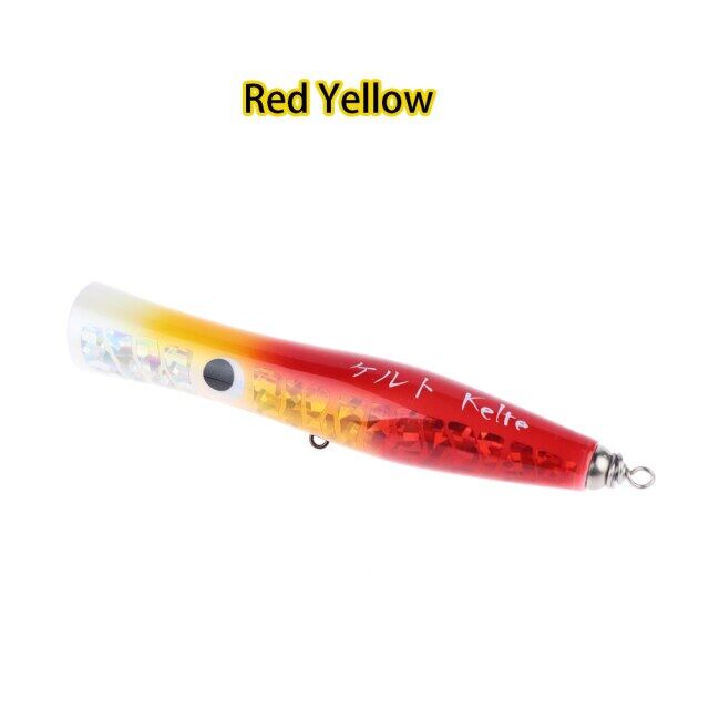 Wood Popper/wood Lure/skipjerk/stick Bait/casting Lure/mahi Mahi/tuna
