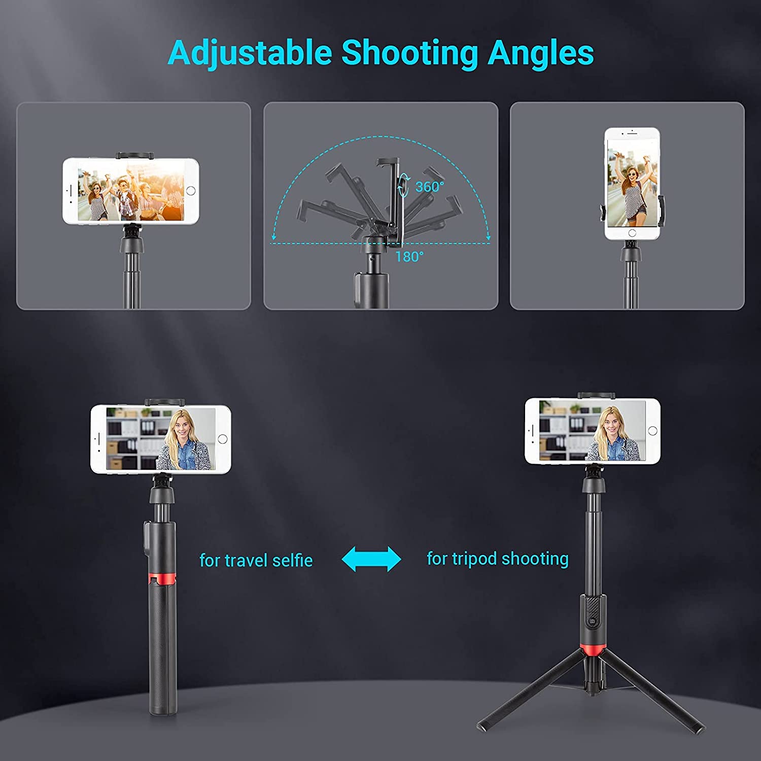 SmallRig Chân Máy Ảnh Tự Sướng Pro/Standard Edition | Kéo Dài 130cm + Điều Khiển Bluetooth | Gắn Mic/Đèn Chuyên Nghiệp | Gấp Gọn Cho Vlog/Live Stream 3375 / 4729