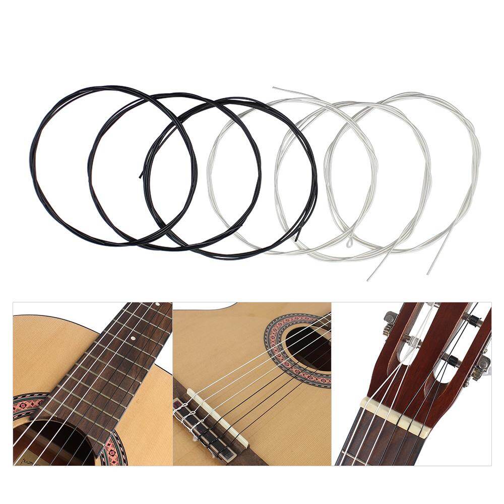 Girl-6PCS Nắng/Bộ (.028-.043) Dây Đàn Guitar Cổ Điển Ni Lông Hai Màu, Căng Thẳng Bình Thường
