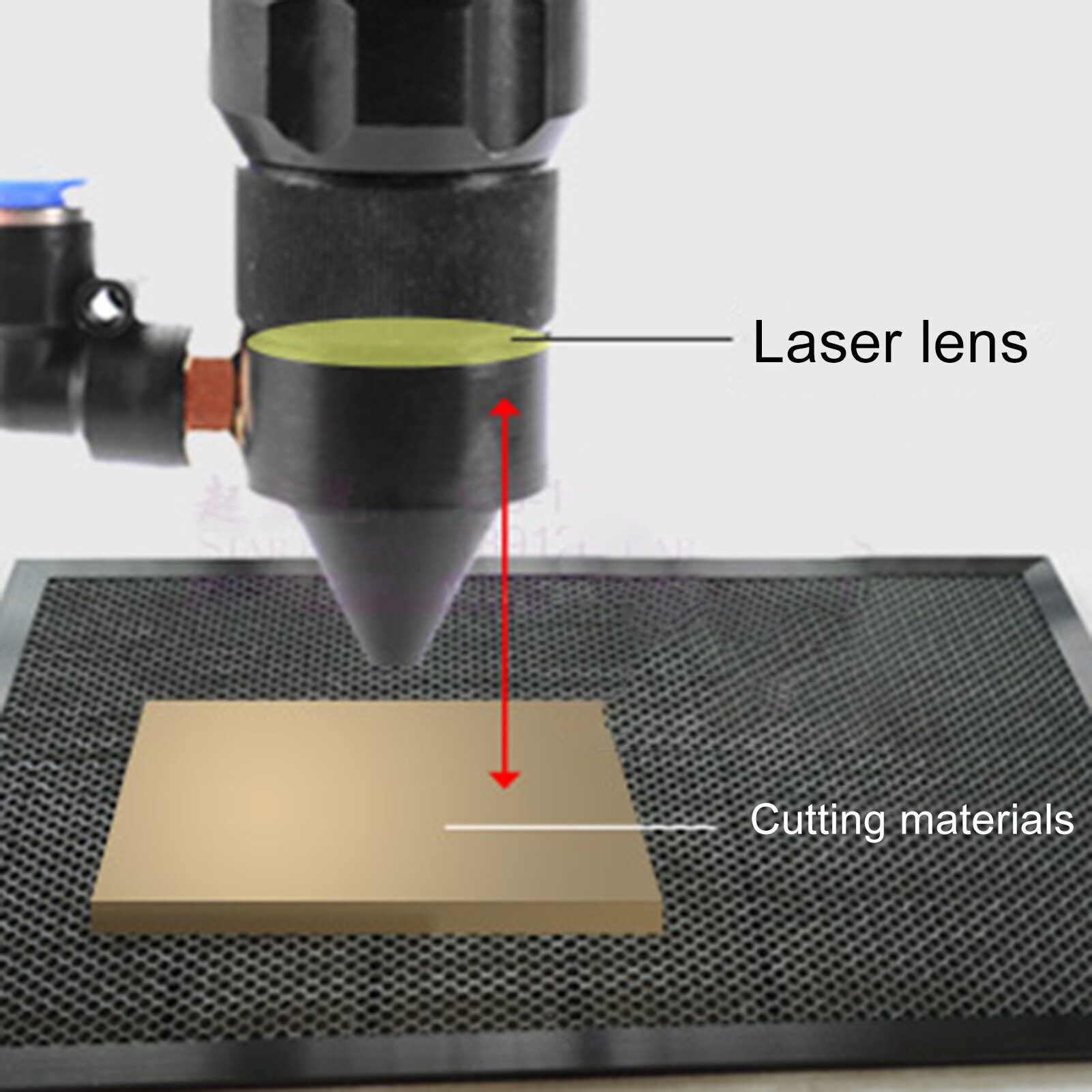 Ống Kính Tiêu Cự, Ống Kính Tiêu Cự Laser Hình Sụn Chêm Chống Phản Xạ Sáng Tạo Cho Máy Khắc Cắt Laser CO2