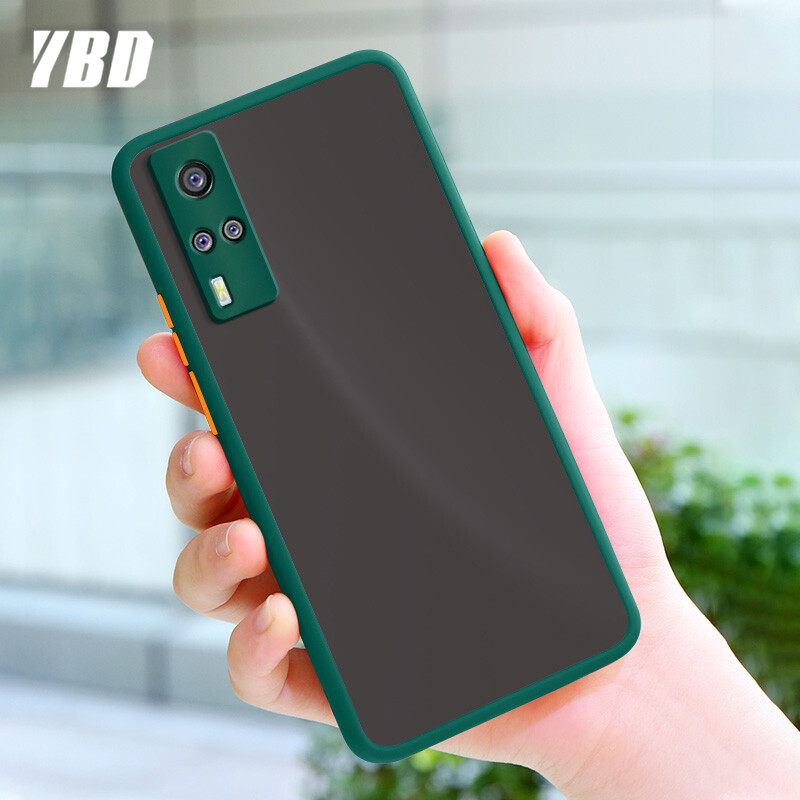 YBD Precision camera protection case For Vivo Y51A Y51 2020 Y31 2020 Y31 2021 Casing multiple colour Matte Hard PC Back Cover Shockproof Phone Case