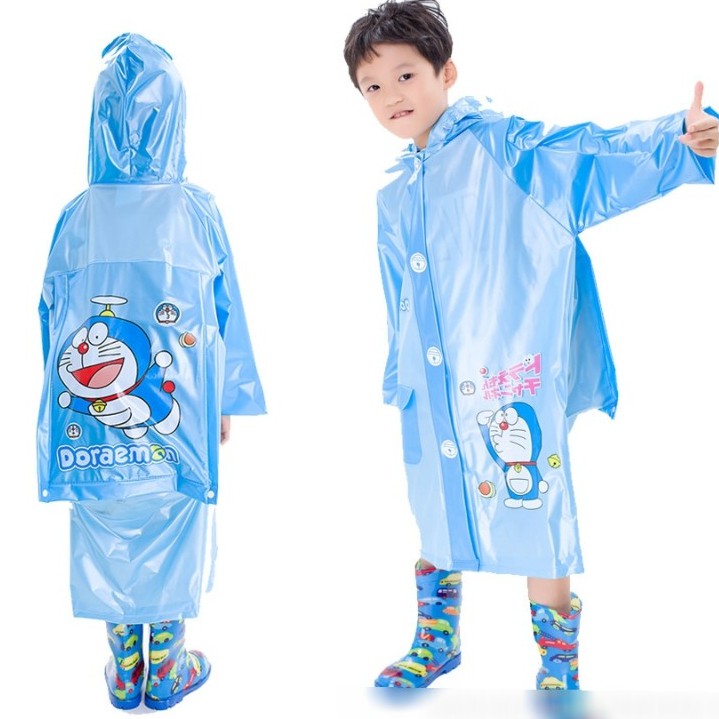 Áo Mưa Trẻ Em, Áo Mưa Cho Bé Trai Bé Gái 3-12 Tuổi AM01