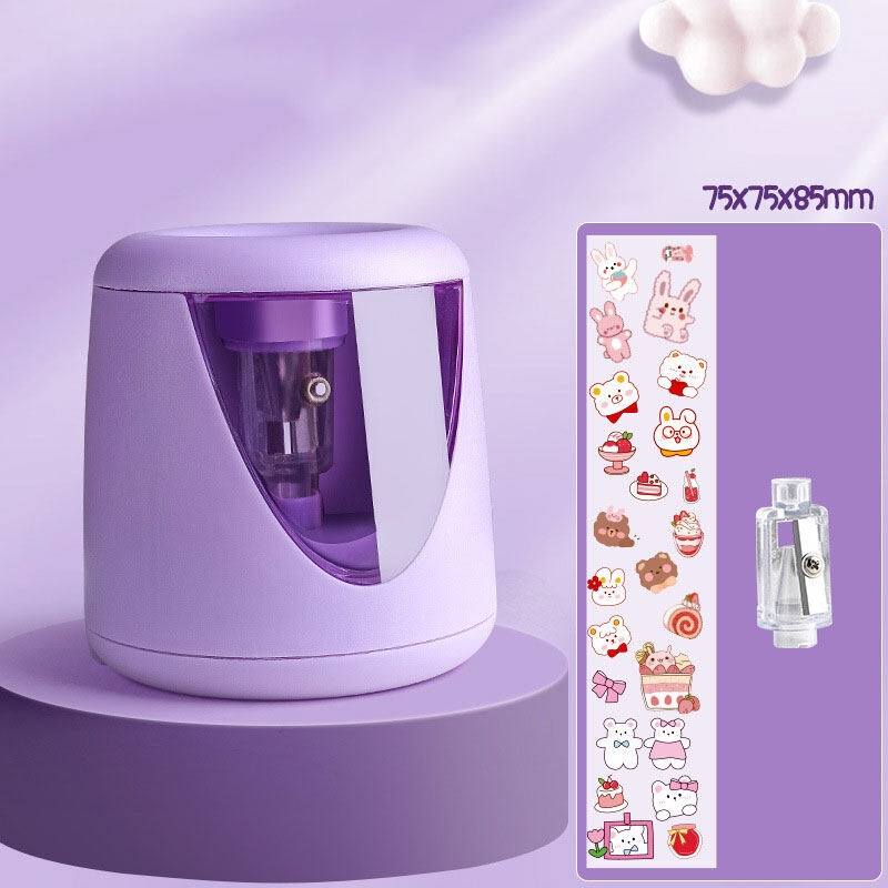 KS pencil sharpener bear shape cute automatic sharpener electric pencil cutter for children elementary school students fully automatic