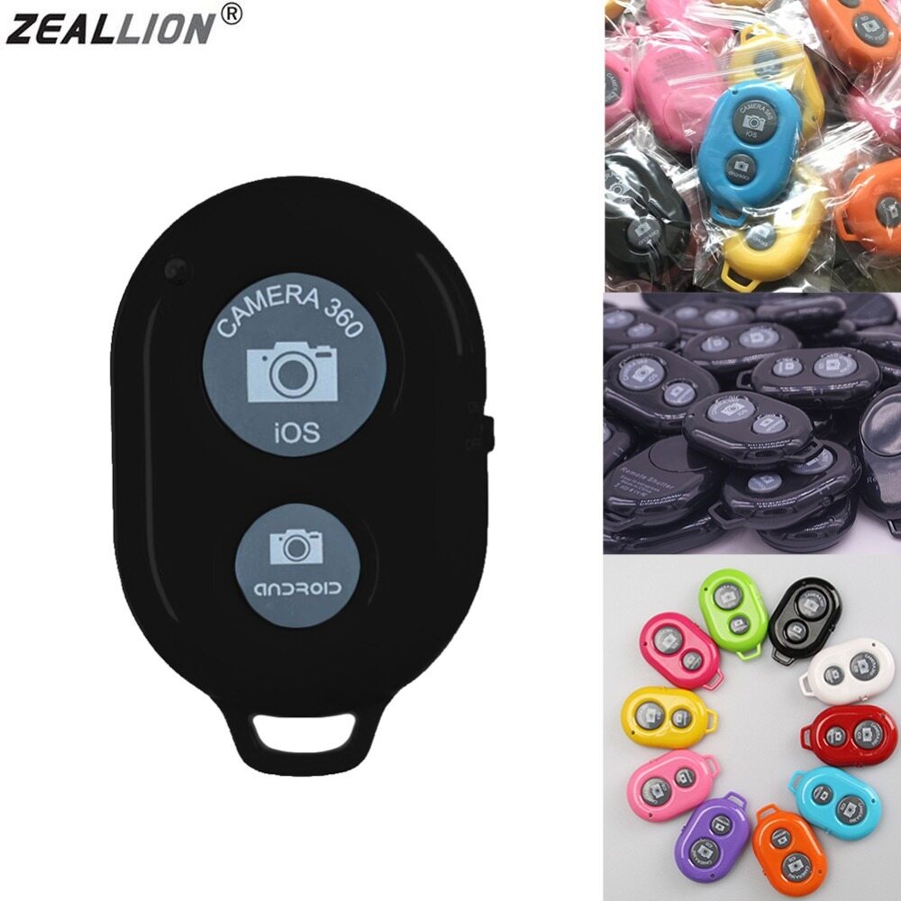 Zeallion Bluetooth Remote Control Button Wireless Controller Self-Timer Camera Stick Shutter Release Phone Monopod Selfie