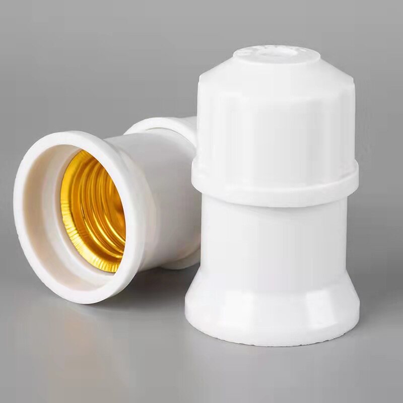 e27 led bulb lamp Holder with US plug switch E27 Screw light bulb LED Lamp socket