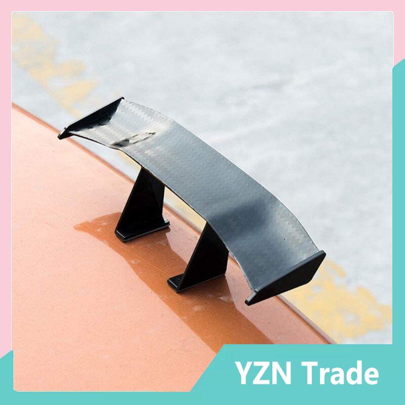 Car Tiny Tail Wing Black ABS Mini Rear Wing Spoiler Universal Car Refitting Tool