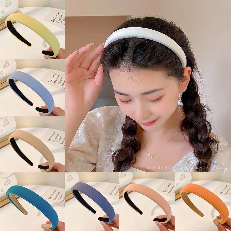 ACC 2021 New Princess Style Women Hair Hoop Japanese & Korean Popular INS Girl Hair Band White Net Red Hairpin Candy Color Headband Female Summer Headdress Pressure Head Hoop