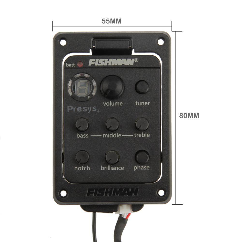 Bộ Chỉnh Âm EQ Cho Đàn Guitar Tiền Khuếch Đại Trên Bo Mạch Bộ Cân Bằng Thu Âm Piezo Cho FISHMAN 201