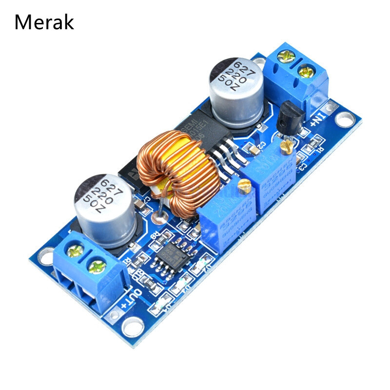 Cc cv 5a lithium charger board xl4015 adjustable 6-38v to 1.25-36v dc step down power supply buck module led driver