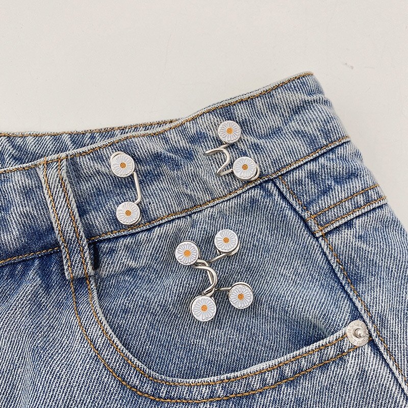 Alloy Belt Buckle with Artificial Pearls