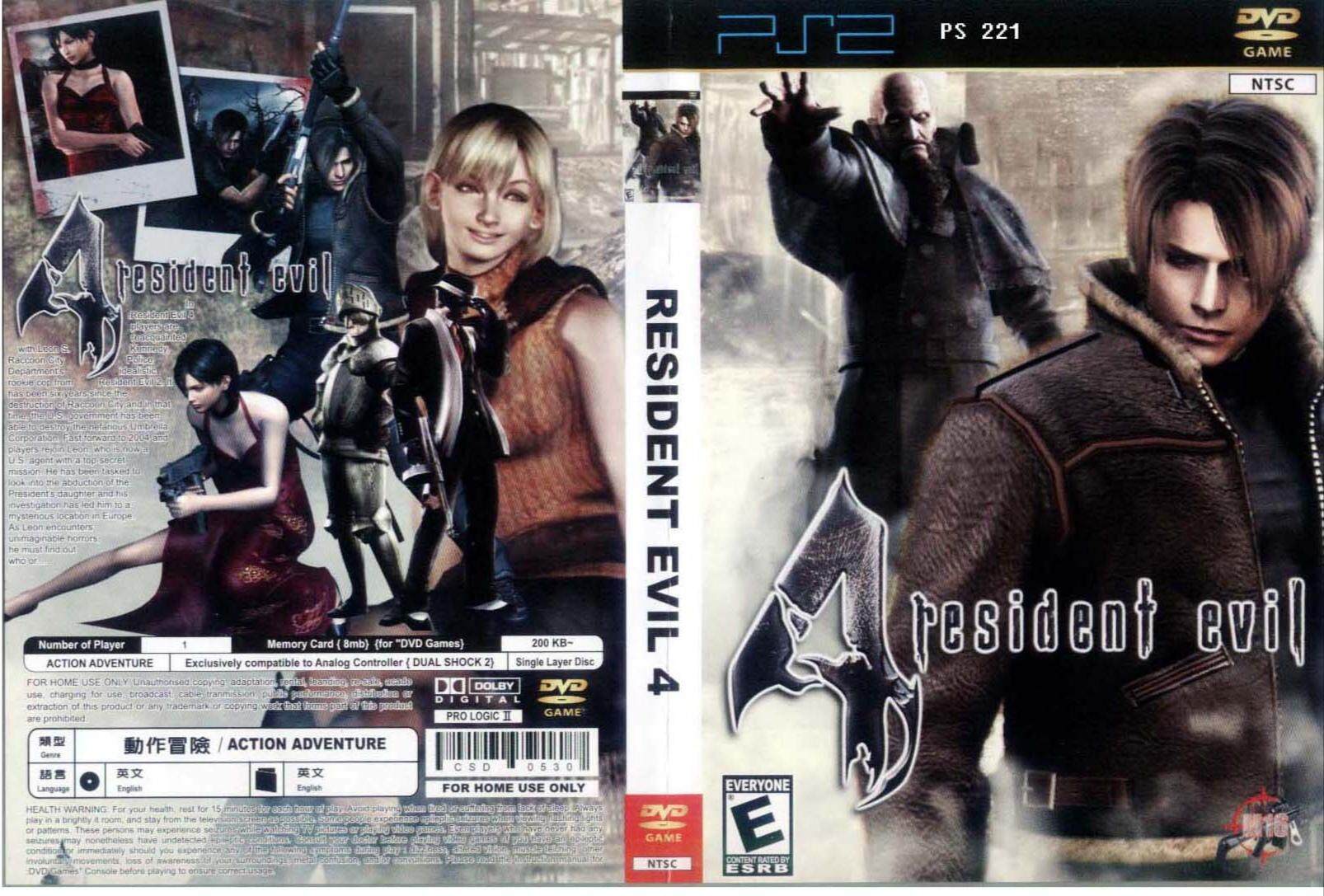 PS2 GAME RESIDENT EVIL 4 | Lazada