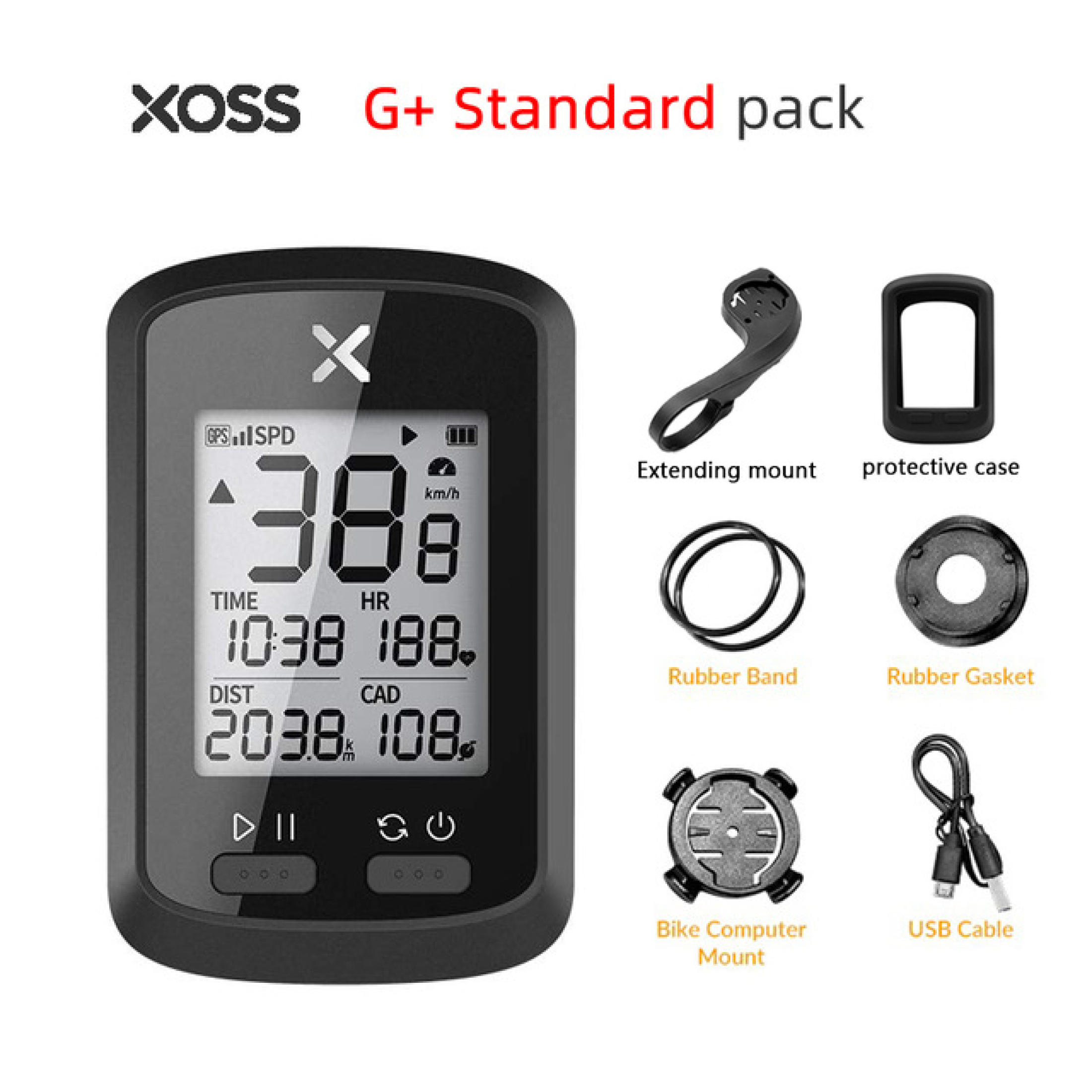 XOSS G+ PLUS GPS Cycling Computer 