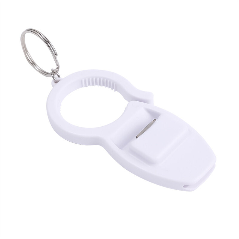 3 In 1 Multifunction Beer Can Opener with Keychain Easy Grip Portable Beverage Bottle Opener Household Kitchen Party Supplies Bar Tool