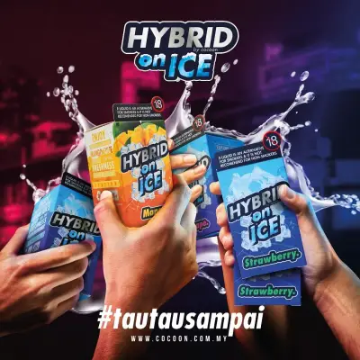 Hybrid On Ice Flavor For Pod Vape Hybrid Flavor Fruity Hybrid Saltnic Flavor Ejuice Ready Stock