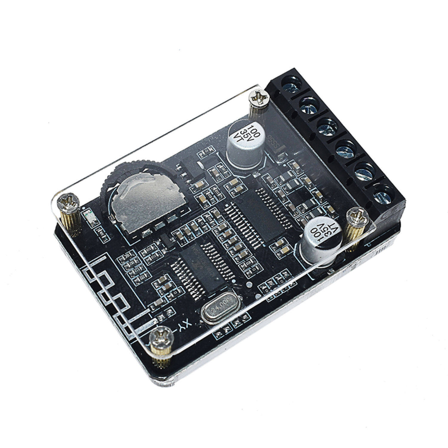 027 bảng mạch khuếch đại công suất âm thanh nổi bluetooth 5.0 10w/15w/20w mô-đun khuếch đại kỹ thuật số công suất cao 12v/24v, xy-p15w