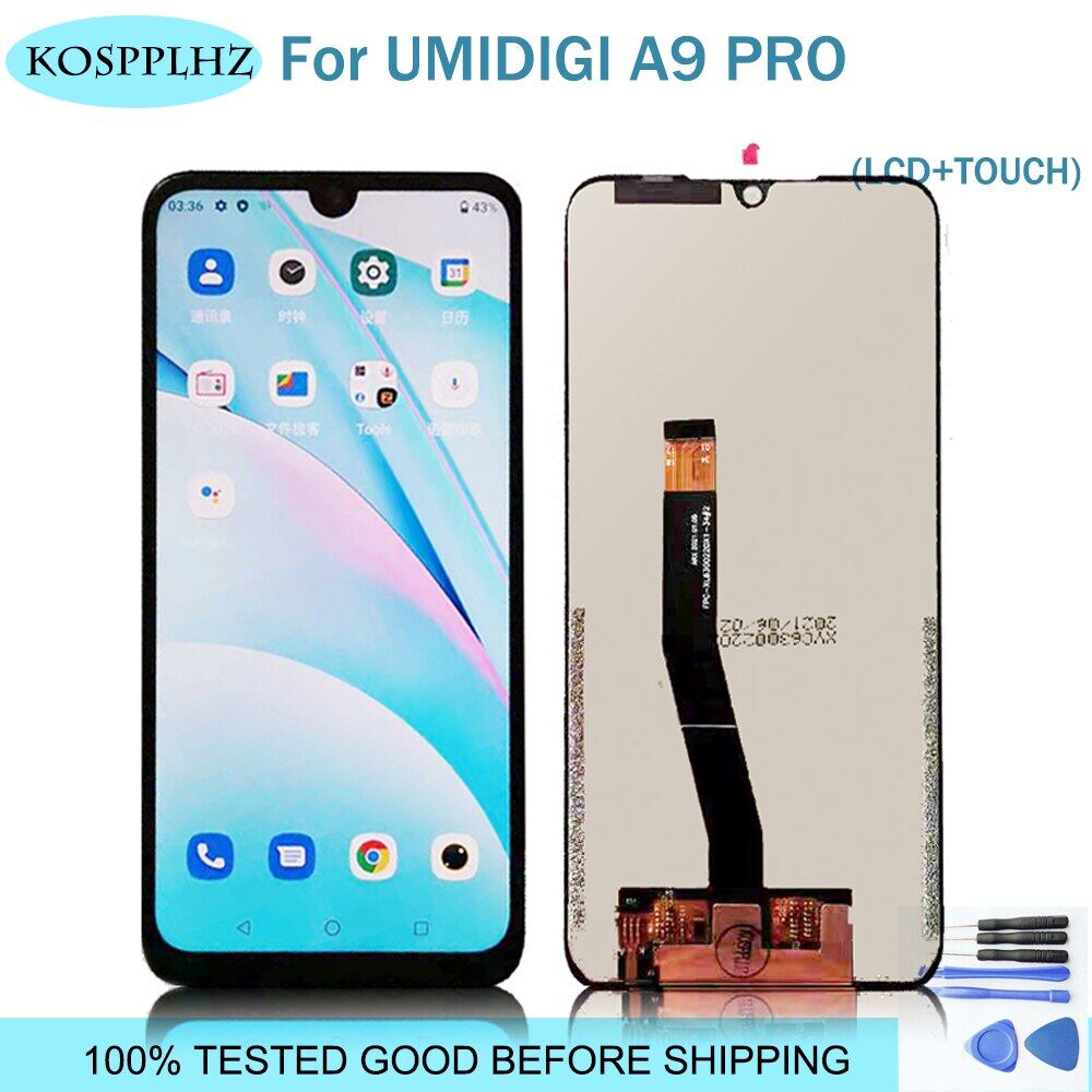 Original For Umidigi A7 PRO LCD Display + Touch Screen Digitizer Assembly Replacement For A7PRO 6.3'' 10 A5 PRO A9 PRO