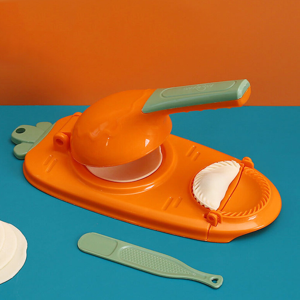 2-in-1 Dumpling Wrapper Tool Food Grade Manual Dough Skin Presser Labor-Saving Baking Pastry for Home Kitchen Gadgets
