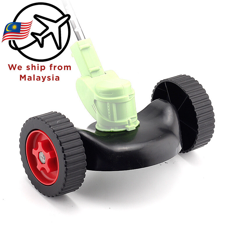 Cordless Grass Trimmer Hand Push Wheel Roller Electric Lithium