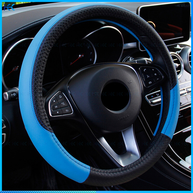Universal High-Grade Leather Car Steering Wheel Cover Automobile