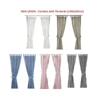 Ikea Teresia Sheer Curtains 1 Pair White 145x250cm 702 323 32