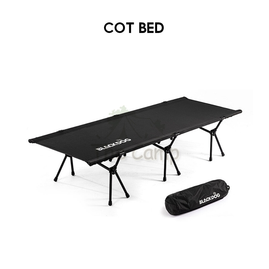 Blackdog Adjustable Height Camping Cot Foldable Sleeping Mat Outdoor