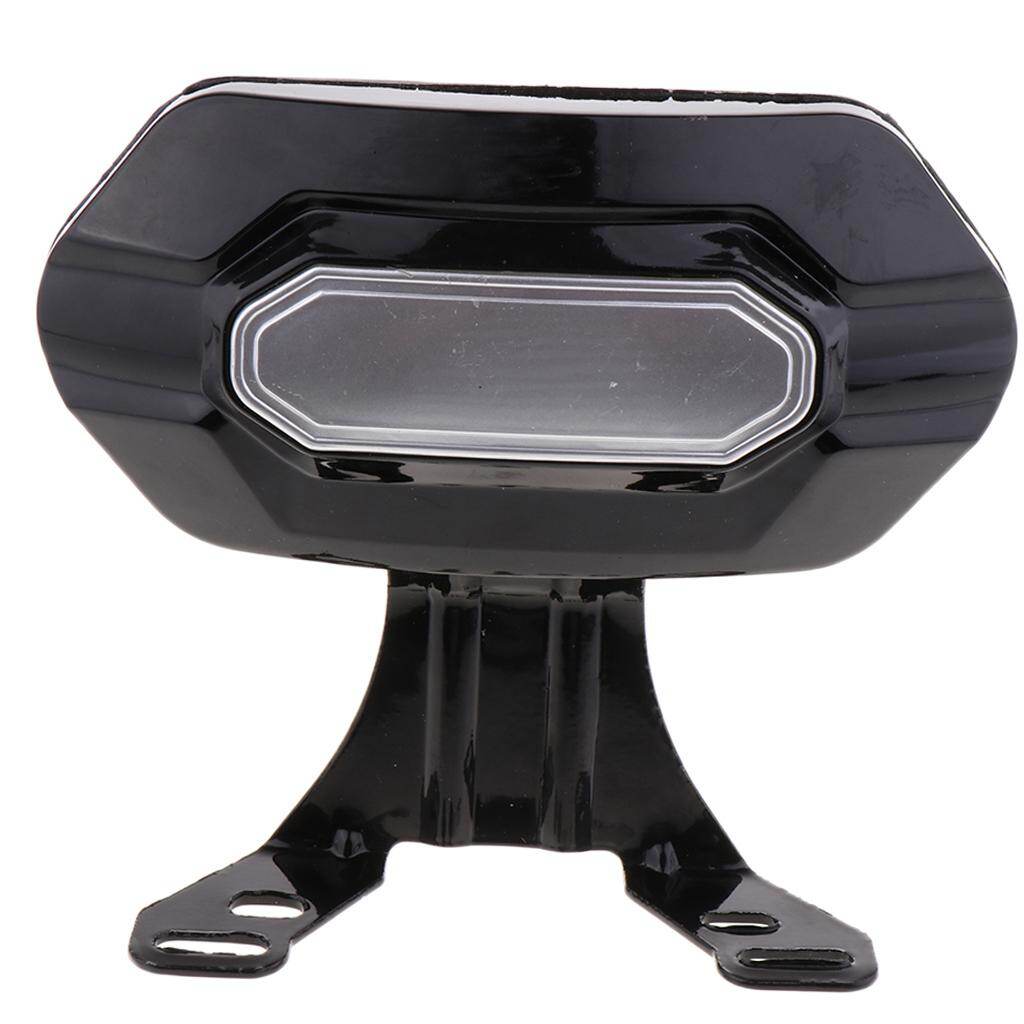 Hicaee Adjustable Driver Backrest Mount Universal for Motorcycle Black