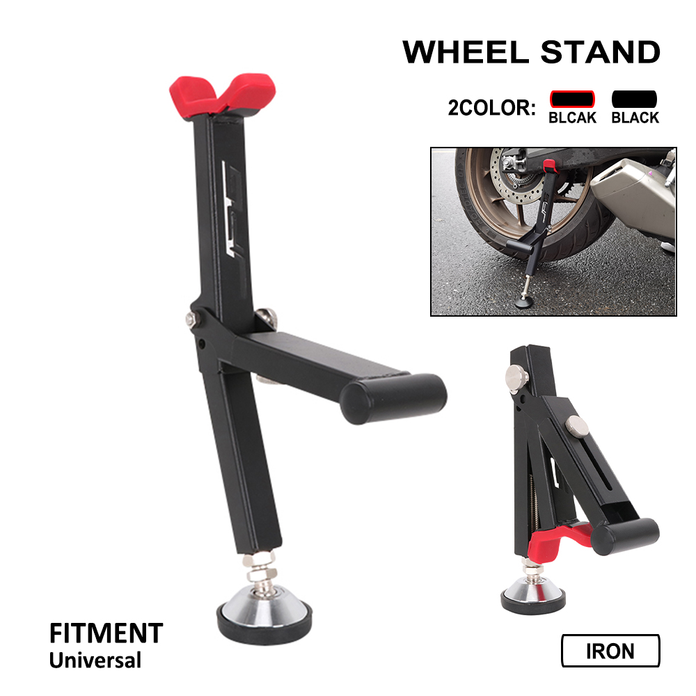 JFG Racing Motorcycle Frame Repair Effort-saving Bracket Wheel Stand Adjustable For Universal