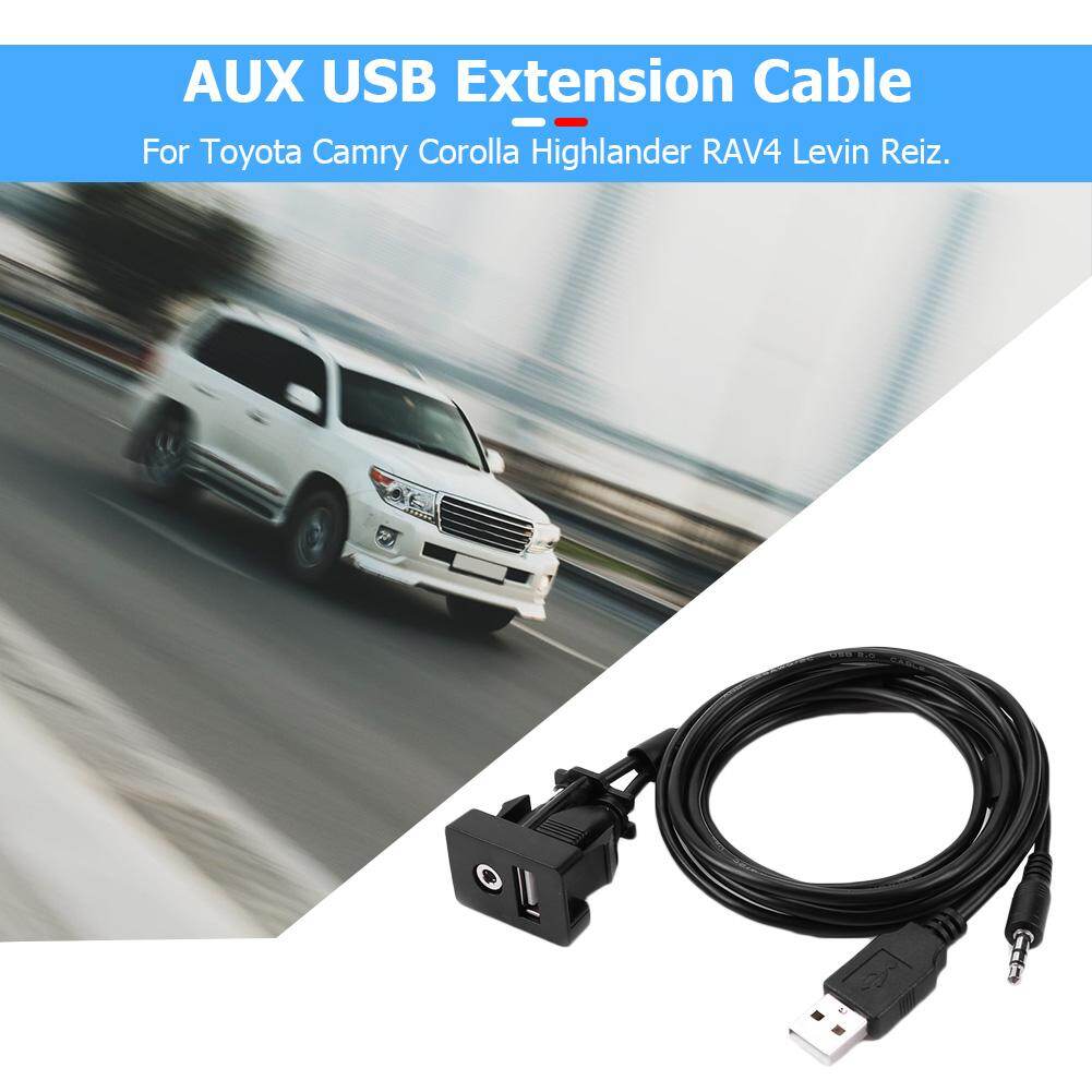 Bảng Điều Khiển Cổng USB, Cáp Mở Rộng AUX USB 3.5Mm Cho Toyota Camry Corolla